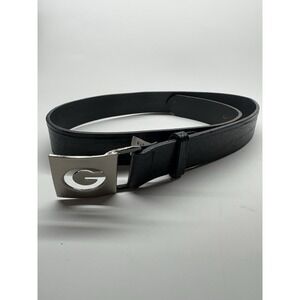 Guess Belt Women 34 Black Monogram G Designer